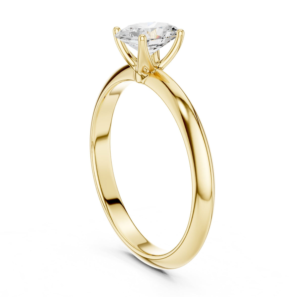 Oval Solitaire Lab Grown Diamond Engagement Ring