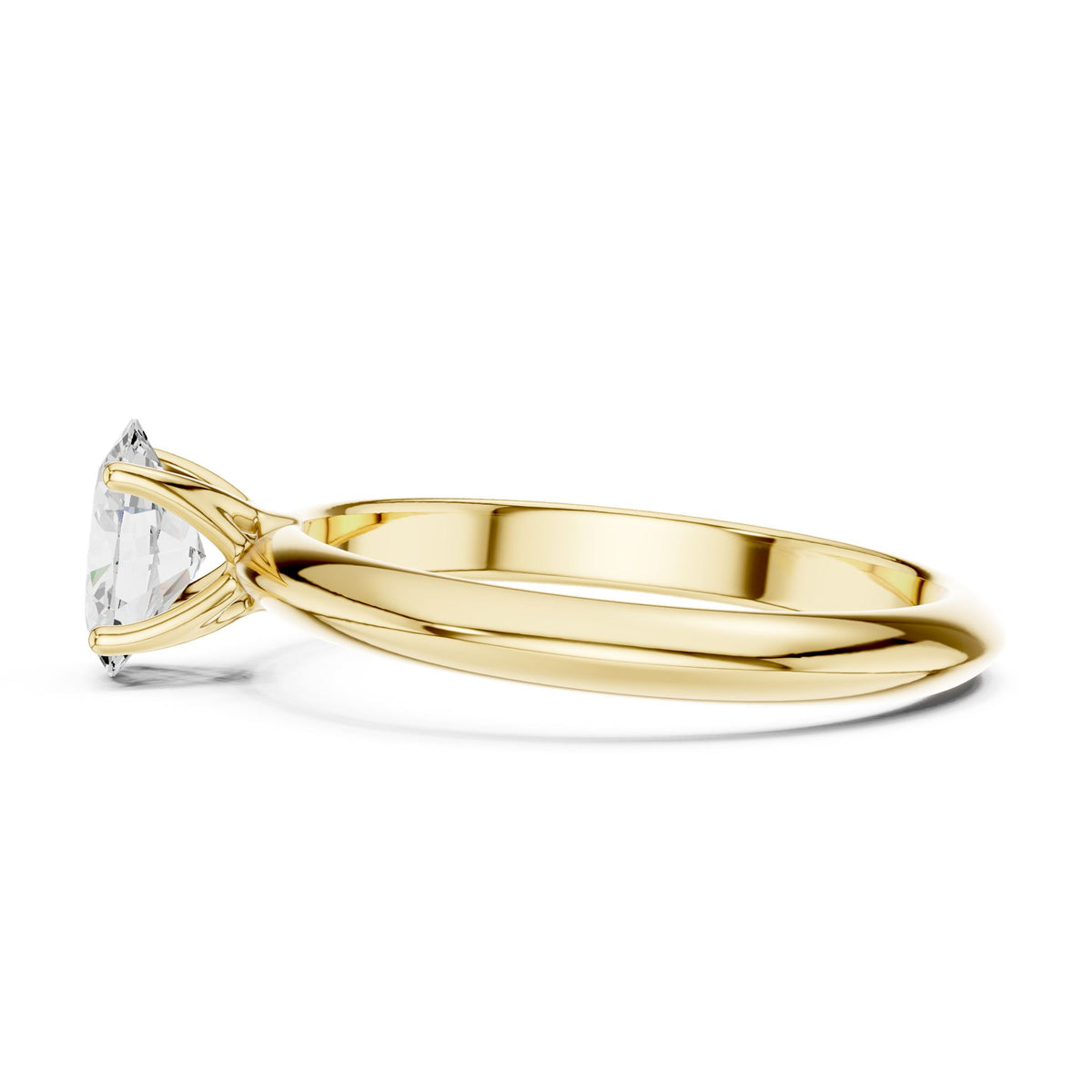 Oval Solitaire Lab Grown Diamond Engagement Ring