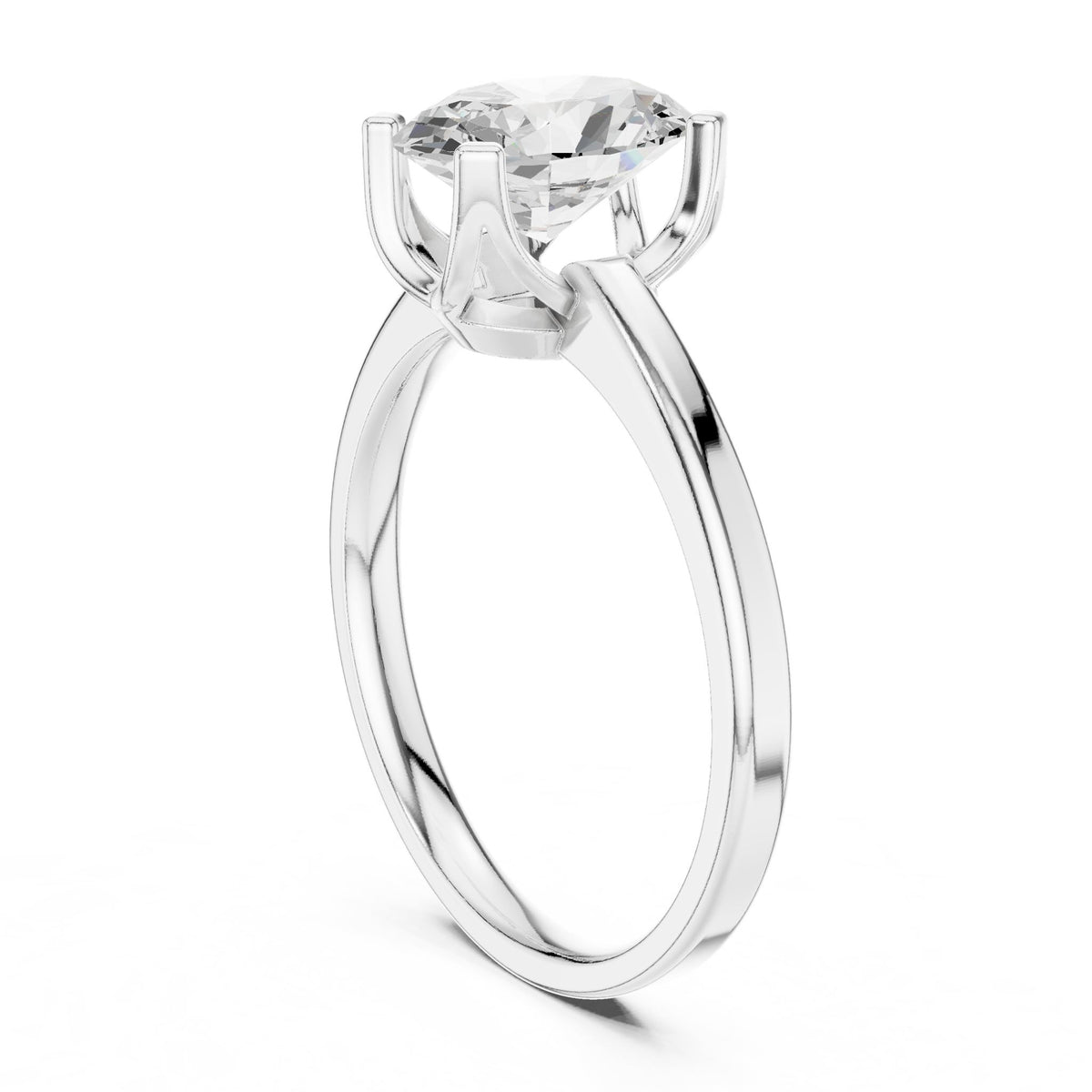 Oval Solitaire Lab Grown Diamond Engagement Ring