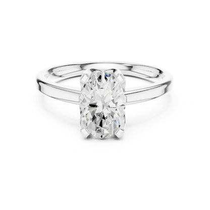 Oval Solitaire Lab Grown Diamond Engagement Ring
