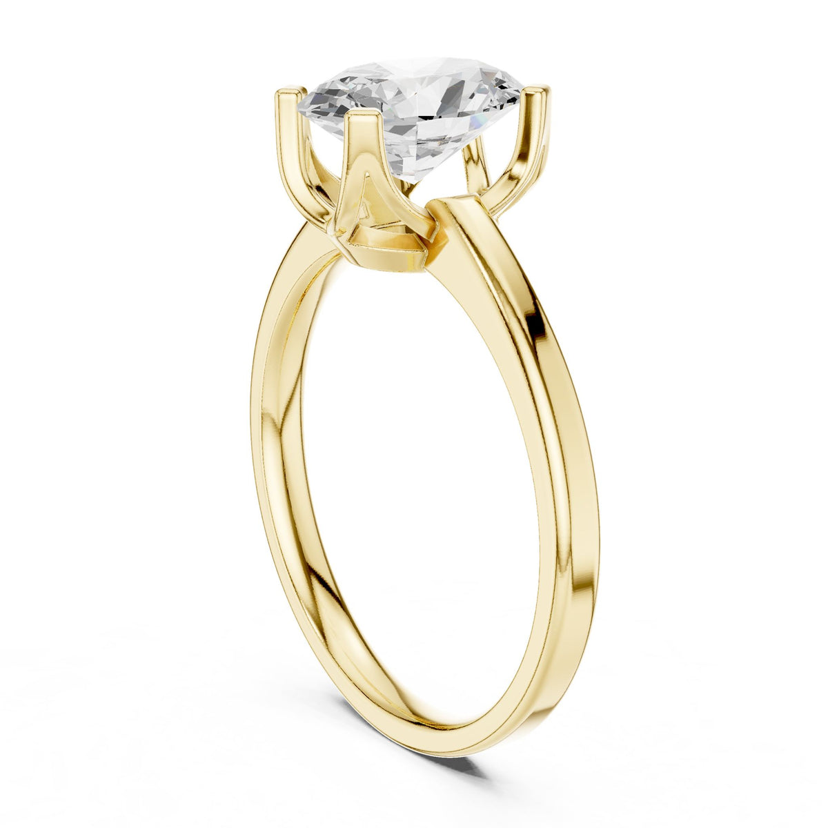 Oval Solitaire Lab Grown Diamond Engagement Ring