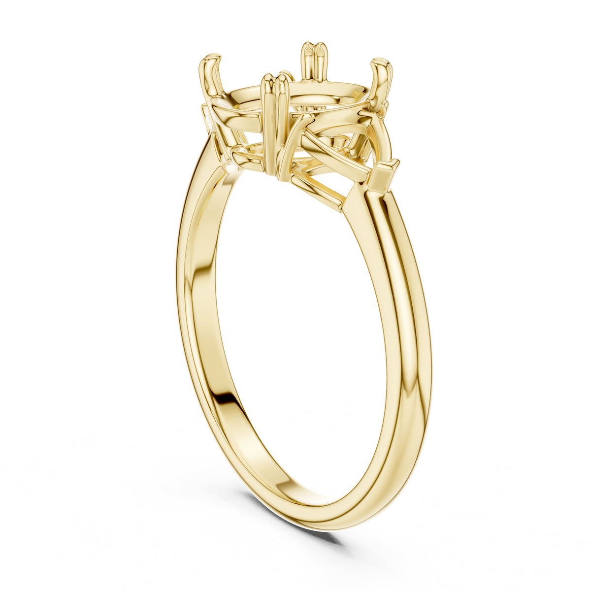 Oval Three Stone Lab Grown Diamond Engagement Ring