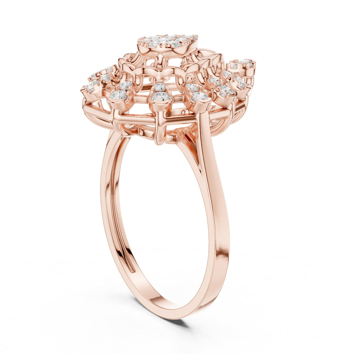 Pear Halo Lab Grown Diamond Engagement Ring