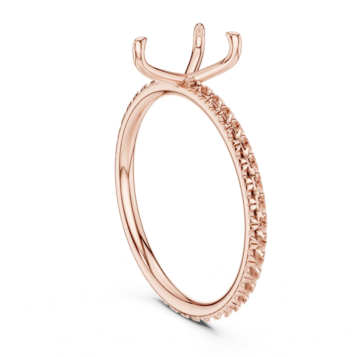 Pear Pave Lab Grown Diamond Engagement Ring