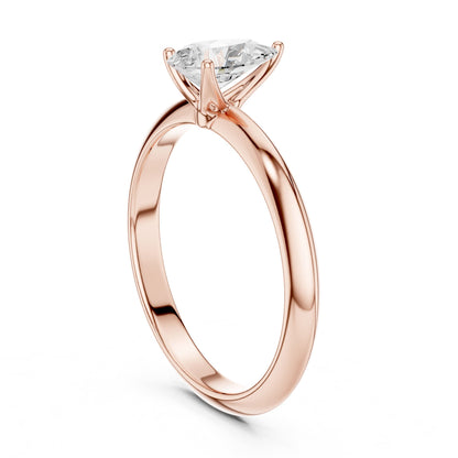 Pear Solitaire Lab Grown Diamond Engagement Ring