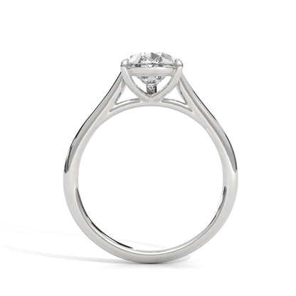 Pear Solitaire Lab Grown Diamond Engagement Ring