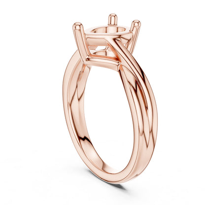 Pear Twist Lab Grown Diamond Engagement Ring