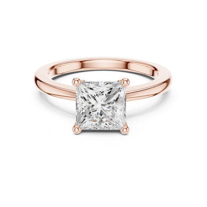 Princess Solitaire Lab Grown Diamond Engagement Ring