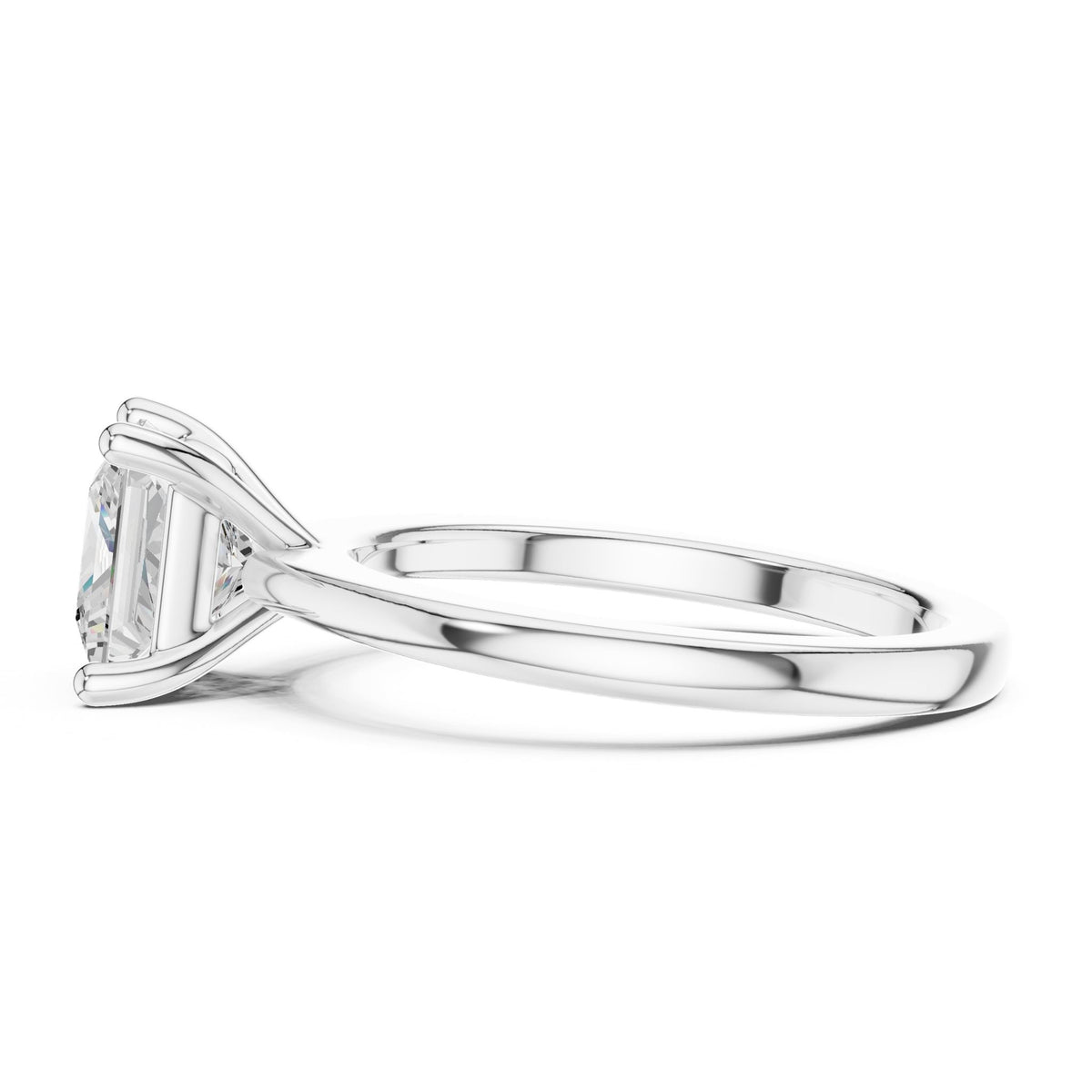 Princess Solitaire Lab Grown Diamond Engagement Ring