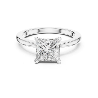 Princess Solitaire Lab Grown Diamond Engagement Ring