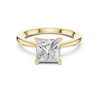 Princess Solitaire Lab Grown Diamond Engagement Ring