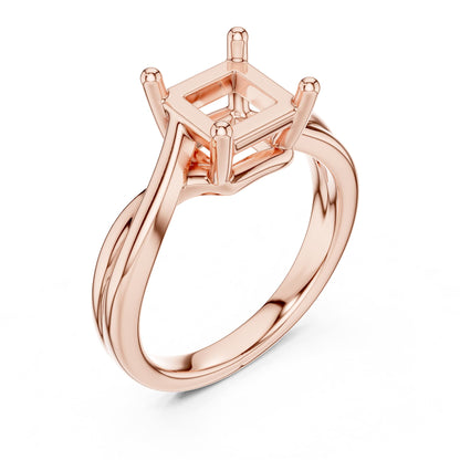 Princess Solitaire Lab Grown Diamond Engagement Ring