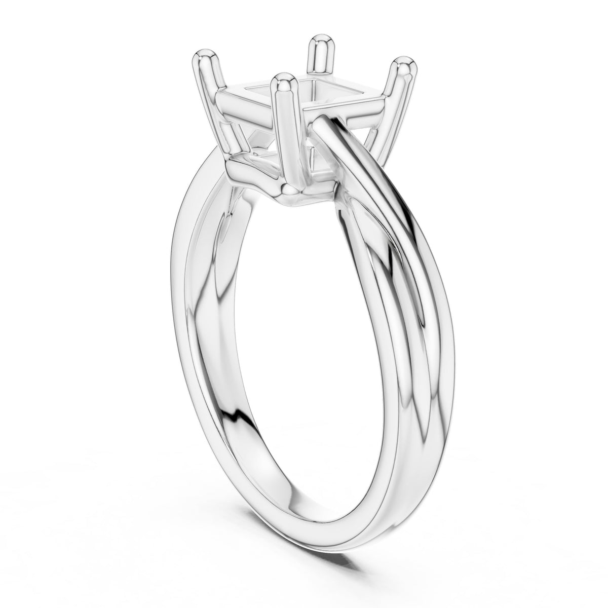 Princess Solitaire Lab Grown Diamond Engagement Ring
