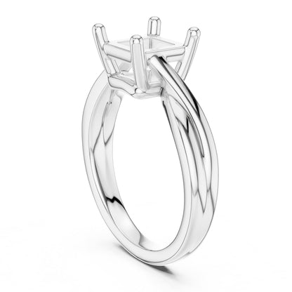 Princess Solitaire Lab Grown Diamond Engagement Ring