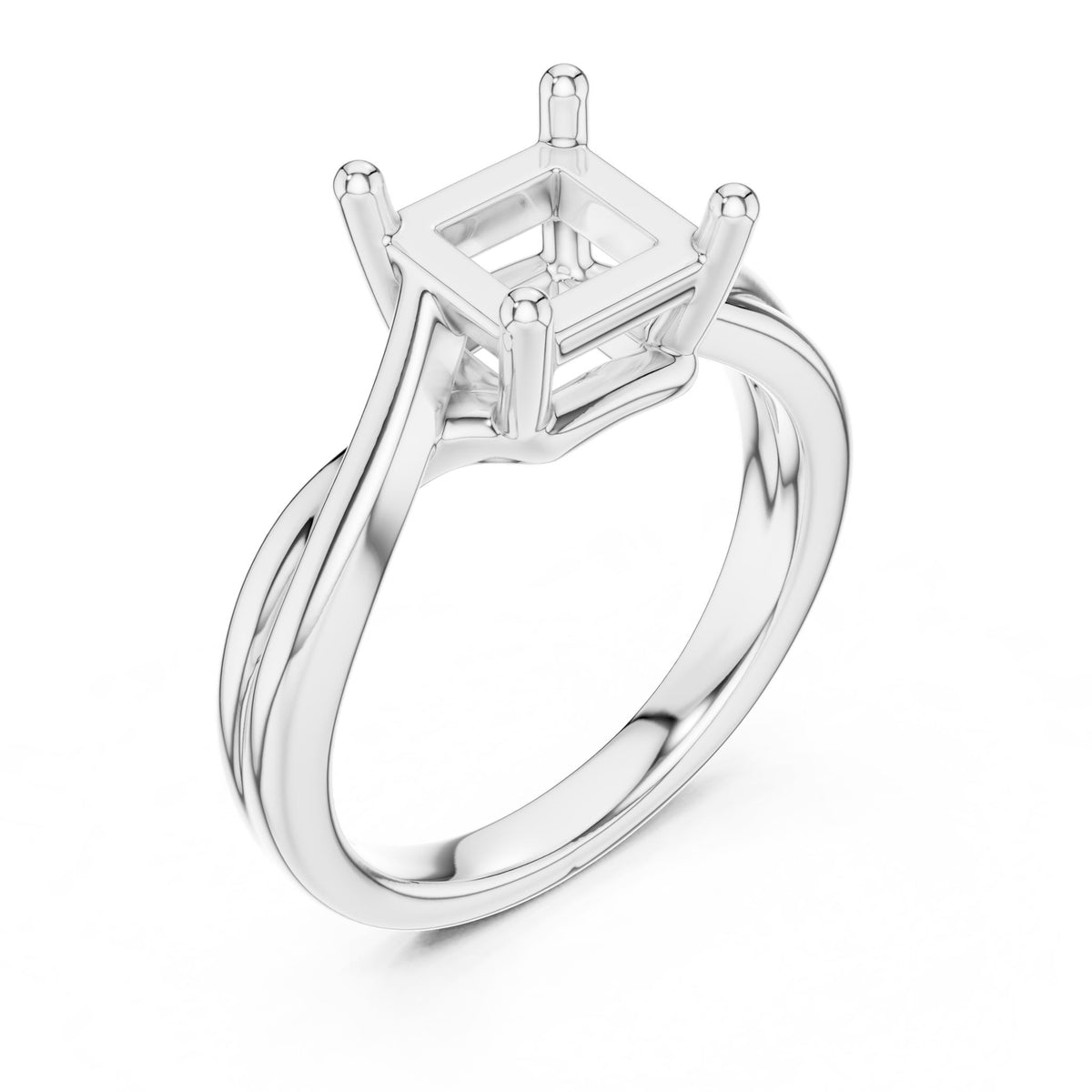 Princess Solitaire Lab Grown Diamond Engagement Ring