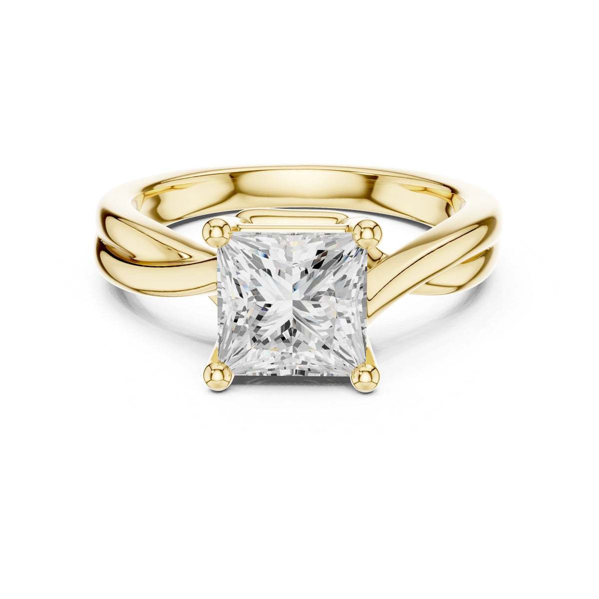 Princess Solitaire Lab Grown Diamond Engagement Ring