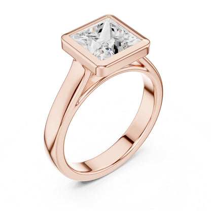 Princess Solitaire Lab Grown Diamond Engagement Ring