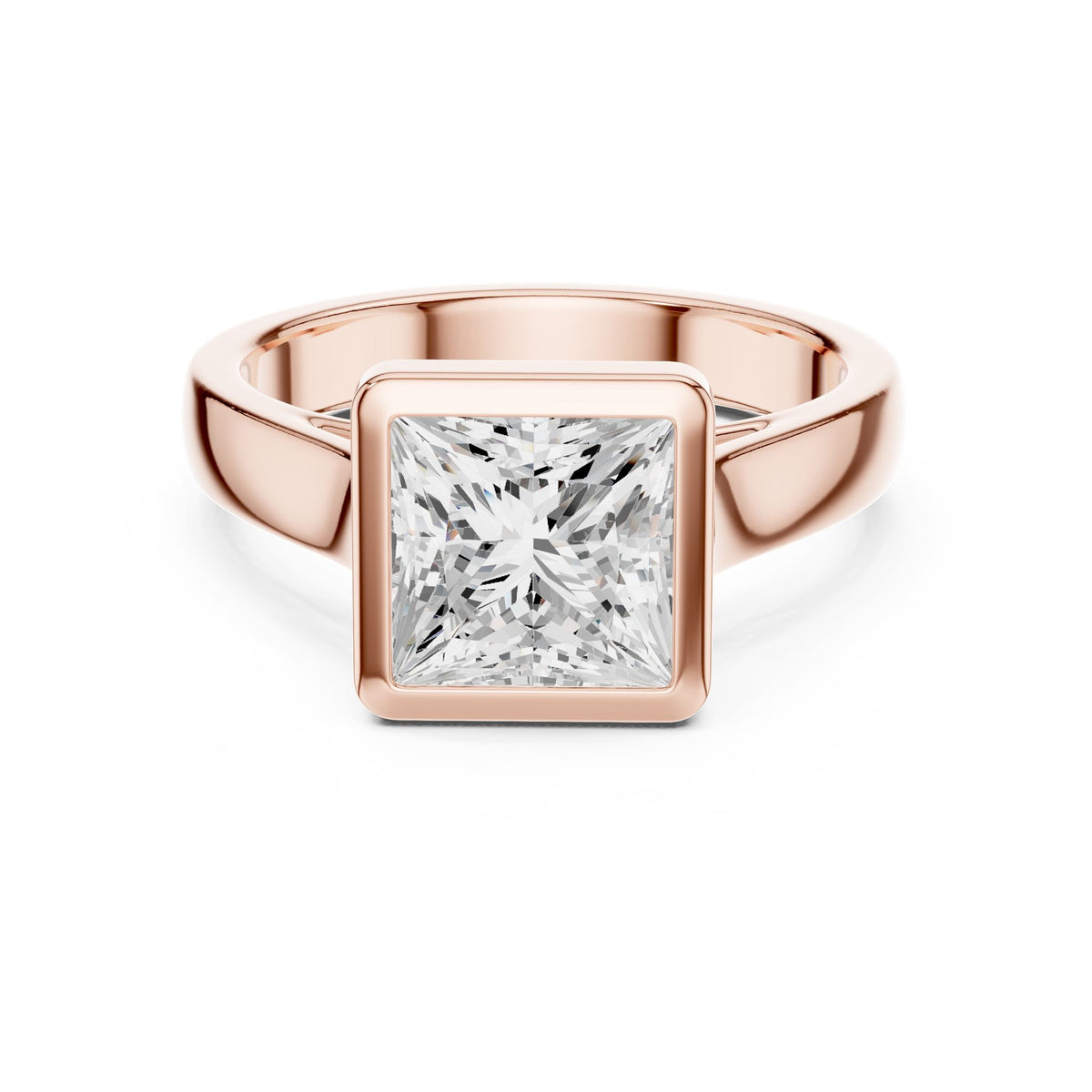 Princess Solitaire Lab Grown Diamond Engagement Ring