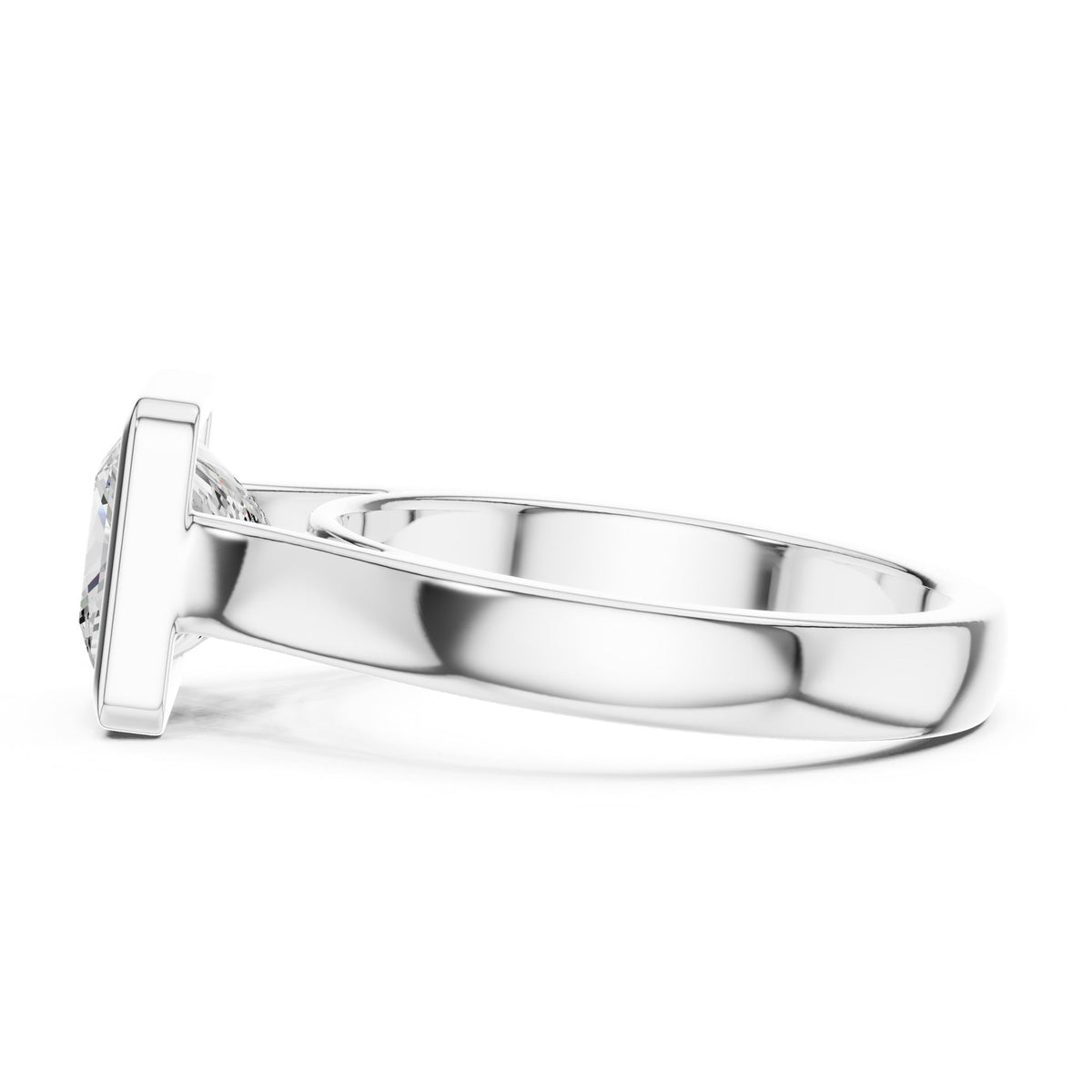 Princess Solitaire Lab Grown Diamond Engagement Ring