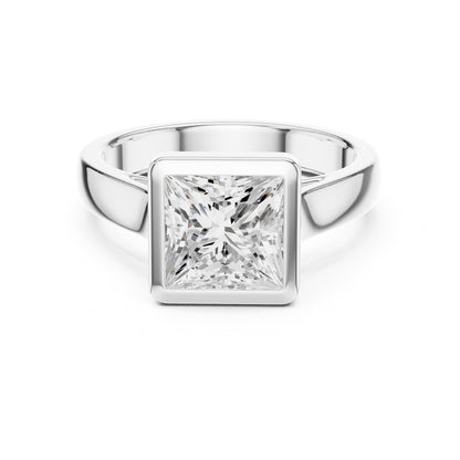 Princess Solitaire Lab Grown Diamond Engagement Ring