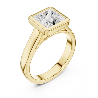 Princess Solitaire Lab Grown Diamond Engagement Ring