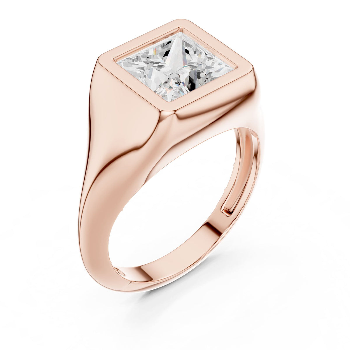 Princess Solitaire Lab Grown Diamond Engagement Ring