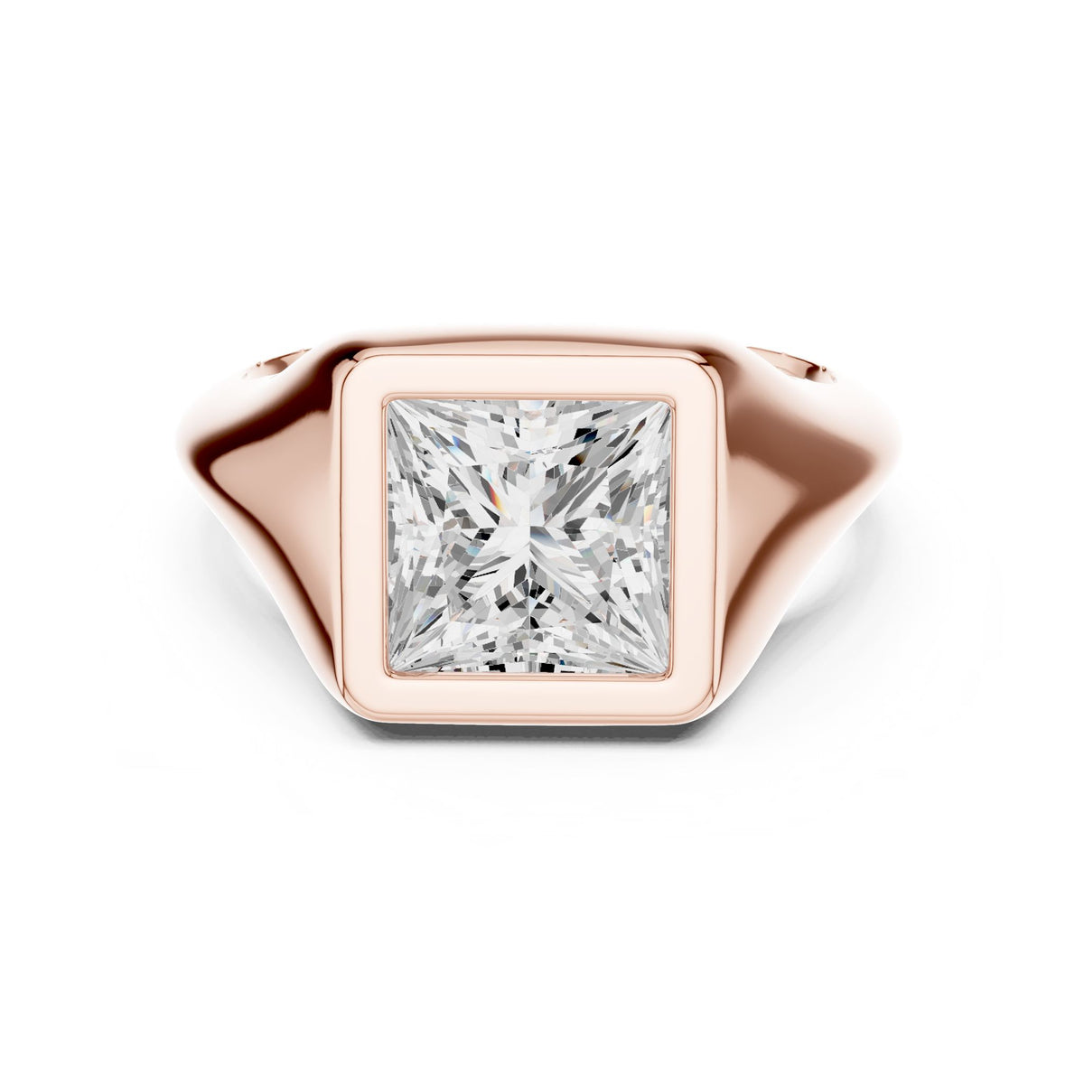 Princess Solitaire Lab Grown Diamond Engagement Ring