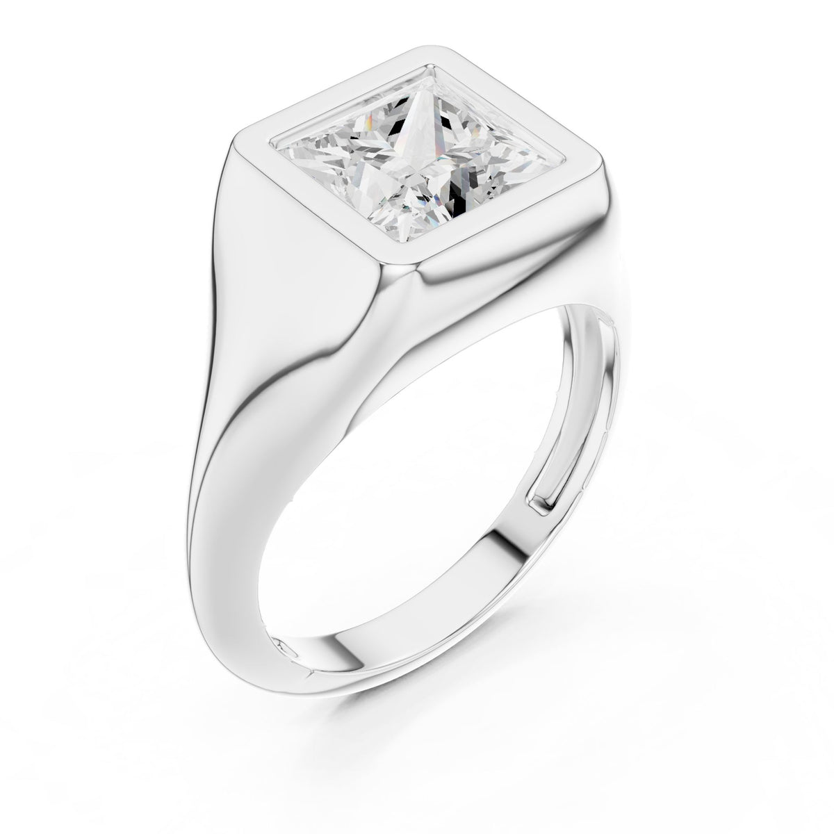 Princess Solitaire Lab Grown Diamond Engagement Ring
