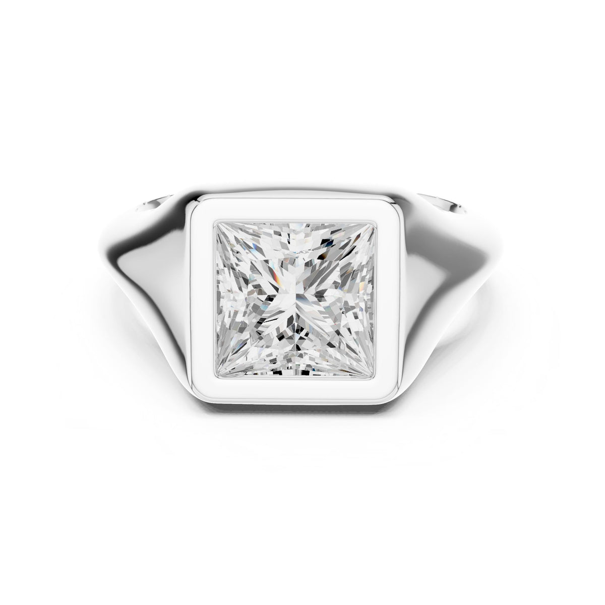 Princess Solitaire Lab Grown Diamond Engagement Ring