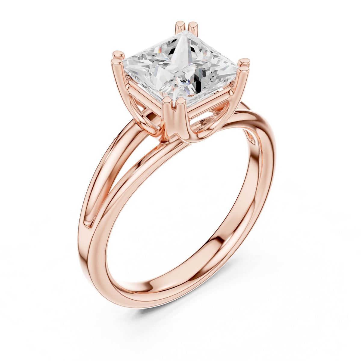 Princess Solitaire Lab Grown Diamond Engagement Ring