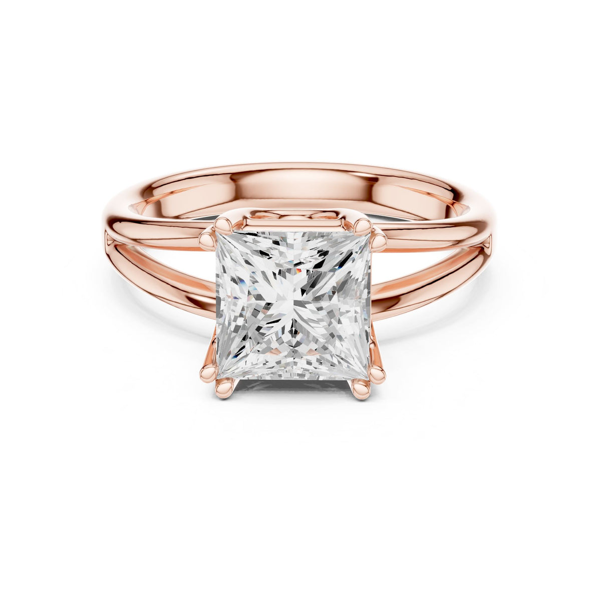 Princess Solitaire Lab Grown Diamond Engagement Ring