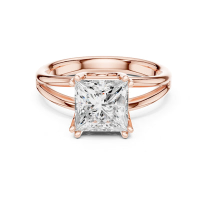 Princess Solitaire Lab Grown Diamond Engagement Ring