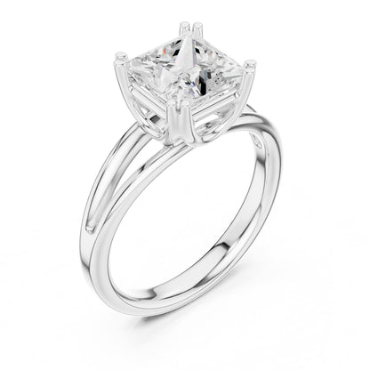 Princess Solitaire Lab Grown Diamond Engagement Ring