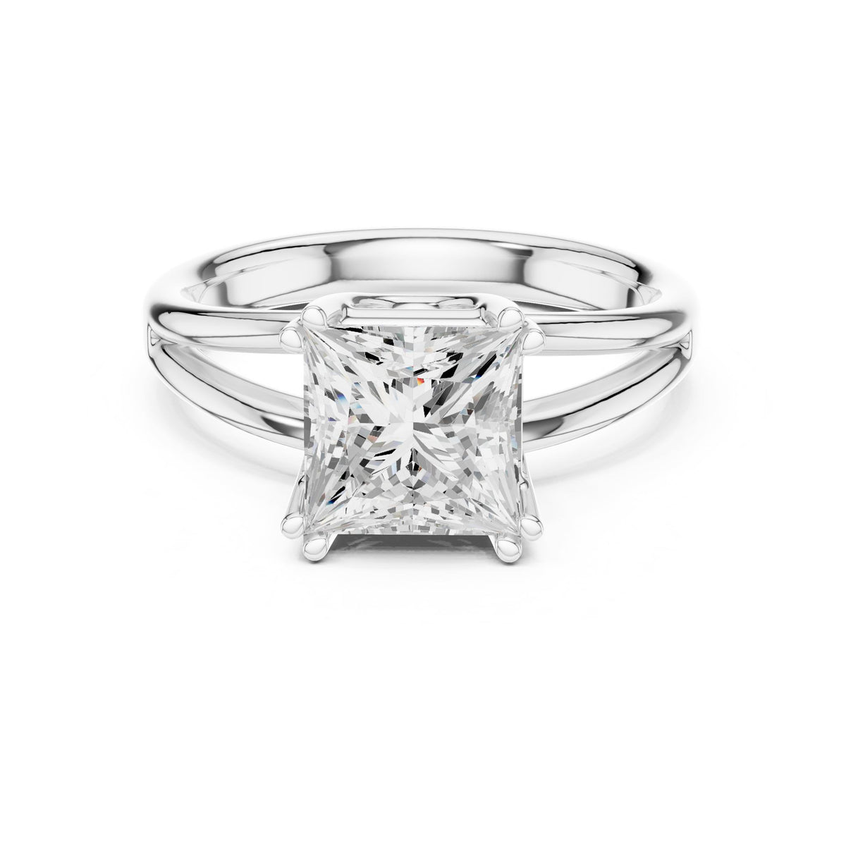 Princess Solitaire Lab Grown Diamond Engagement Ring