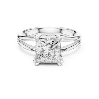 Princess Solitaire Lab Grown Diamond Engagement Ring