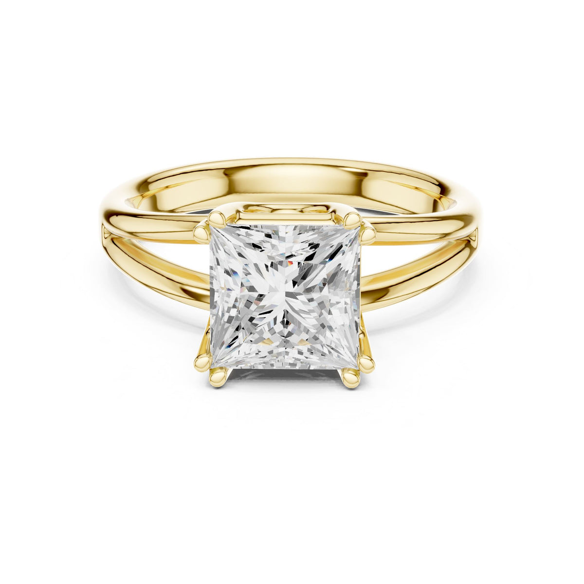 Princess Solitaire Lab Grown Diamond Engagement Ring