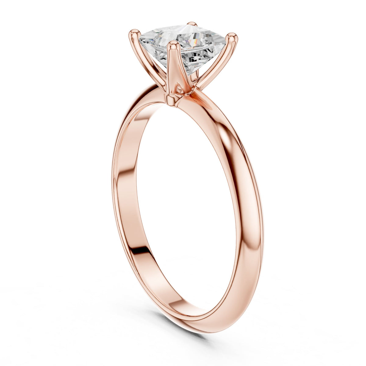 Princess Solitaire Lab Grown Diamond Engagement Ring