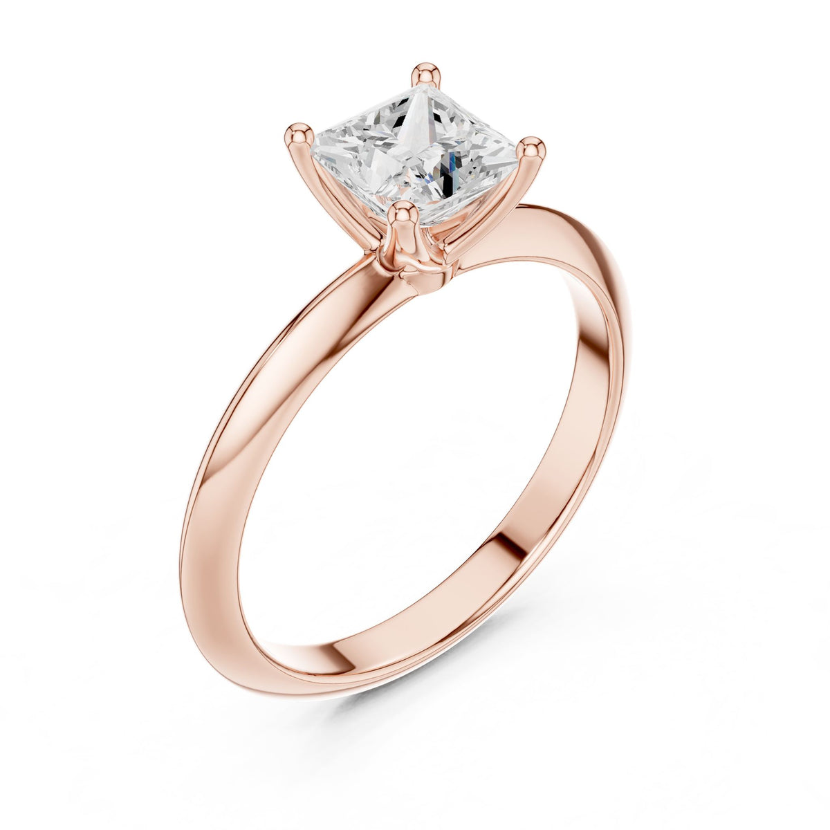 Princess Solitaire Lab Grown Diamond Engagement Ring