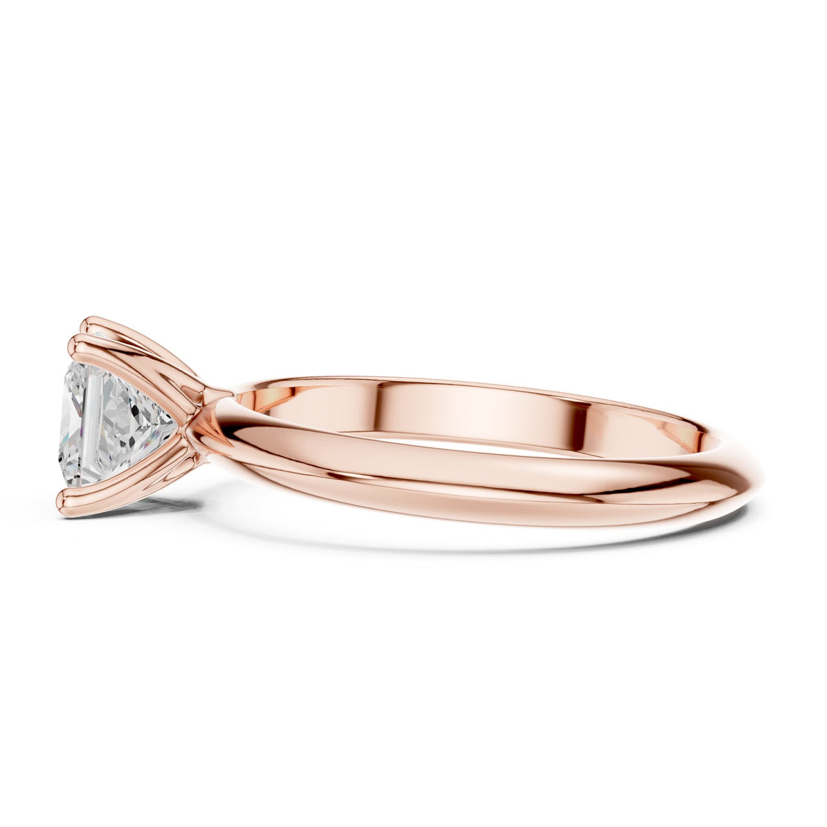 Princess Solitaire Lab Grown Diamond Engagement Ring