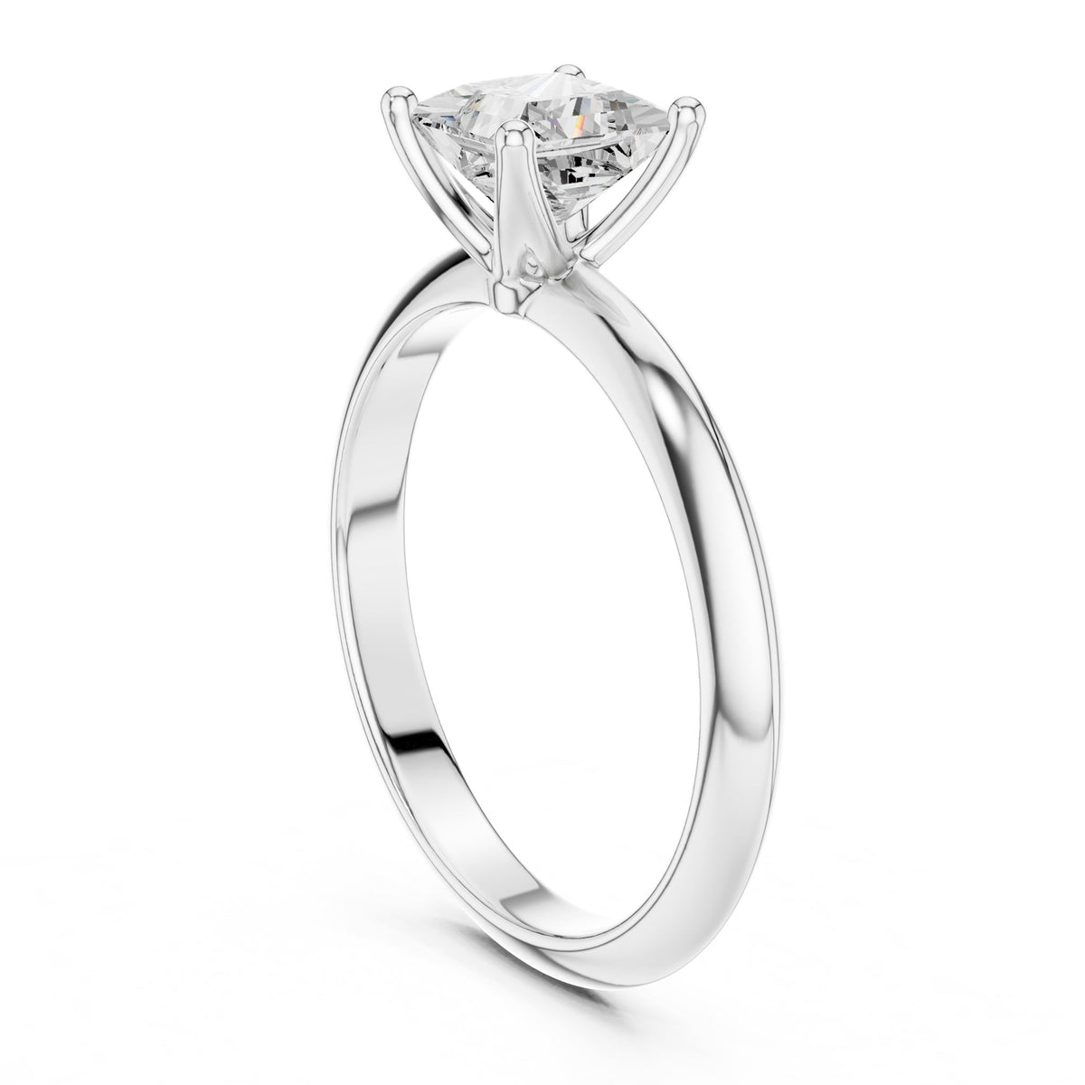 Princess Solitaire Lab Grown Diamond Engagement Ring