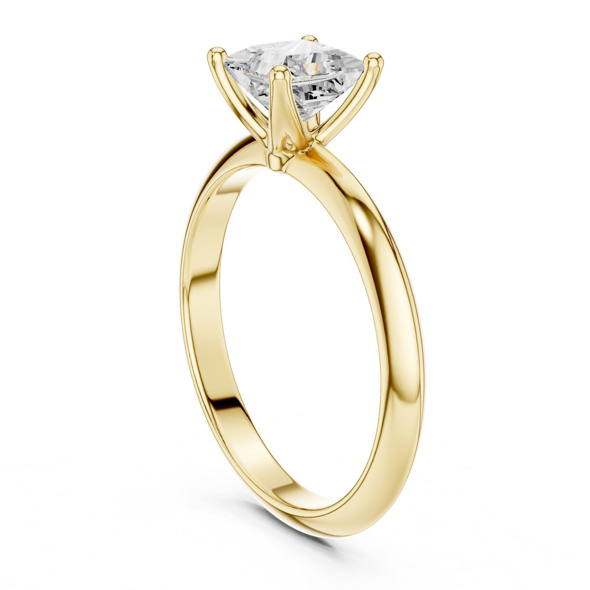 Princess Solitaire Lab Grown Diamond Engagement Ring
