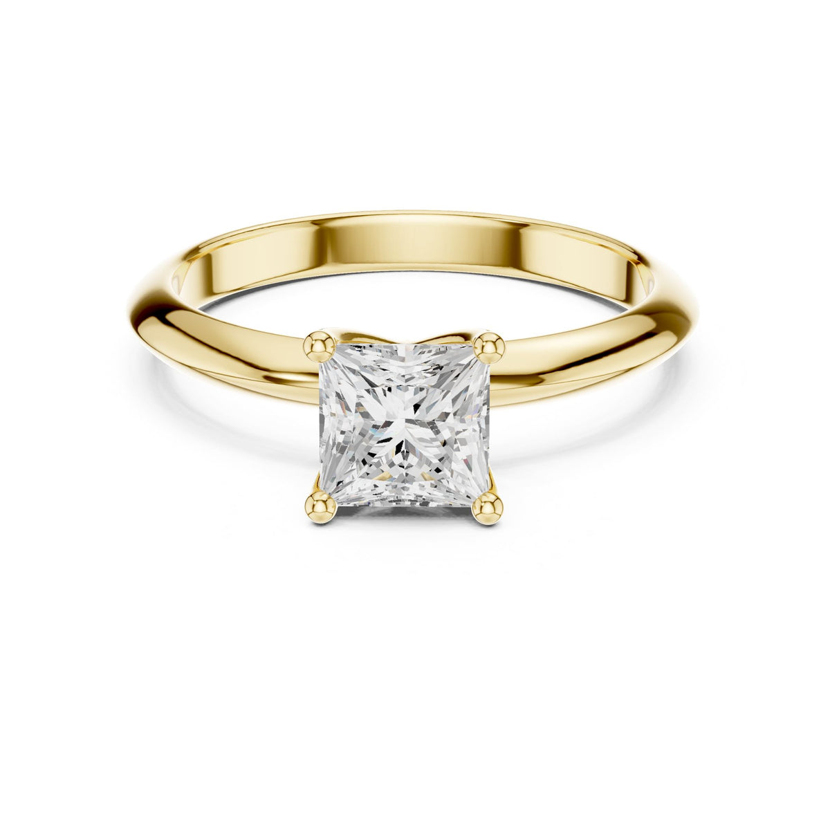 Princess Solitaire Lab Grown Diamond Engagement Ring