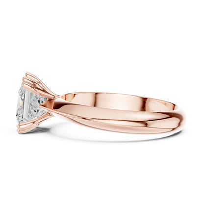 Princess Solitaire Lab Grown Diamond Engagement Ring