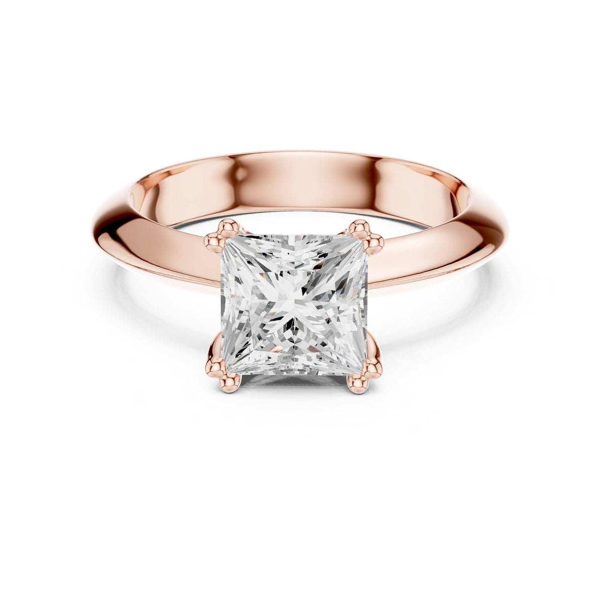 Princess Solitaire Lab Grown Diamond Engagement Ring