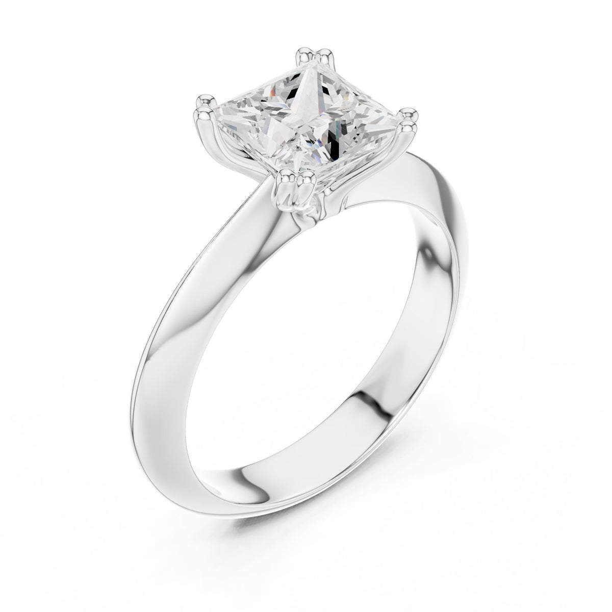 Princess Solitaire Lab Grown Diamond Engagement Ring