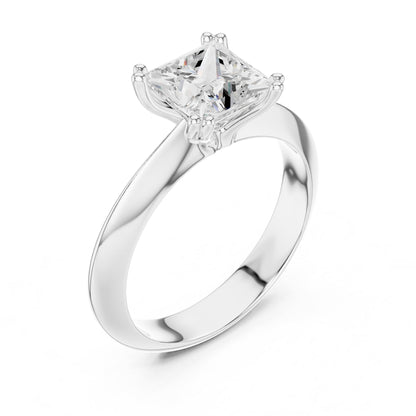 Princess Solitaire Lab Grown Diamond Engagement Ring