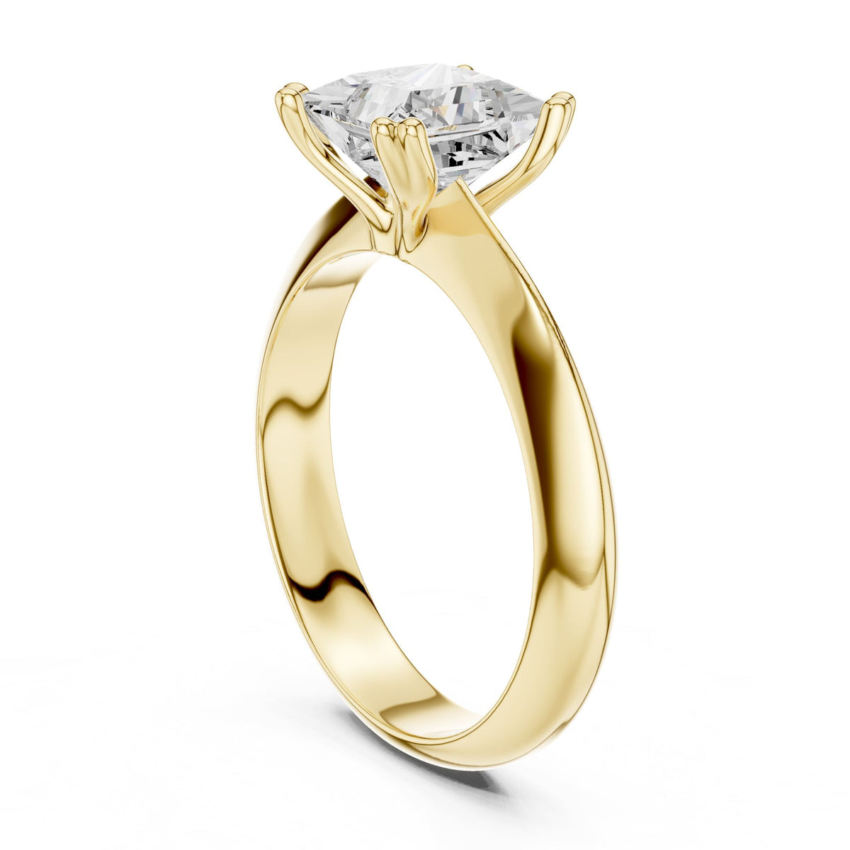 Princess Solitaire Lab Grown Diamond Engagement Ring