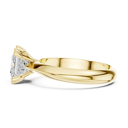 Princess Solitaire Lab Grown Diamond Engagement Ring