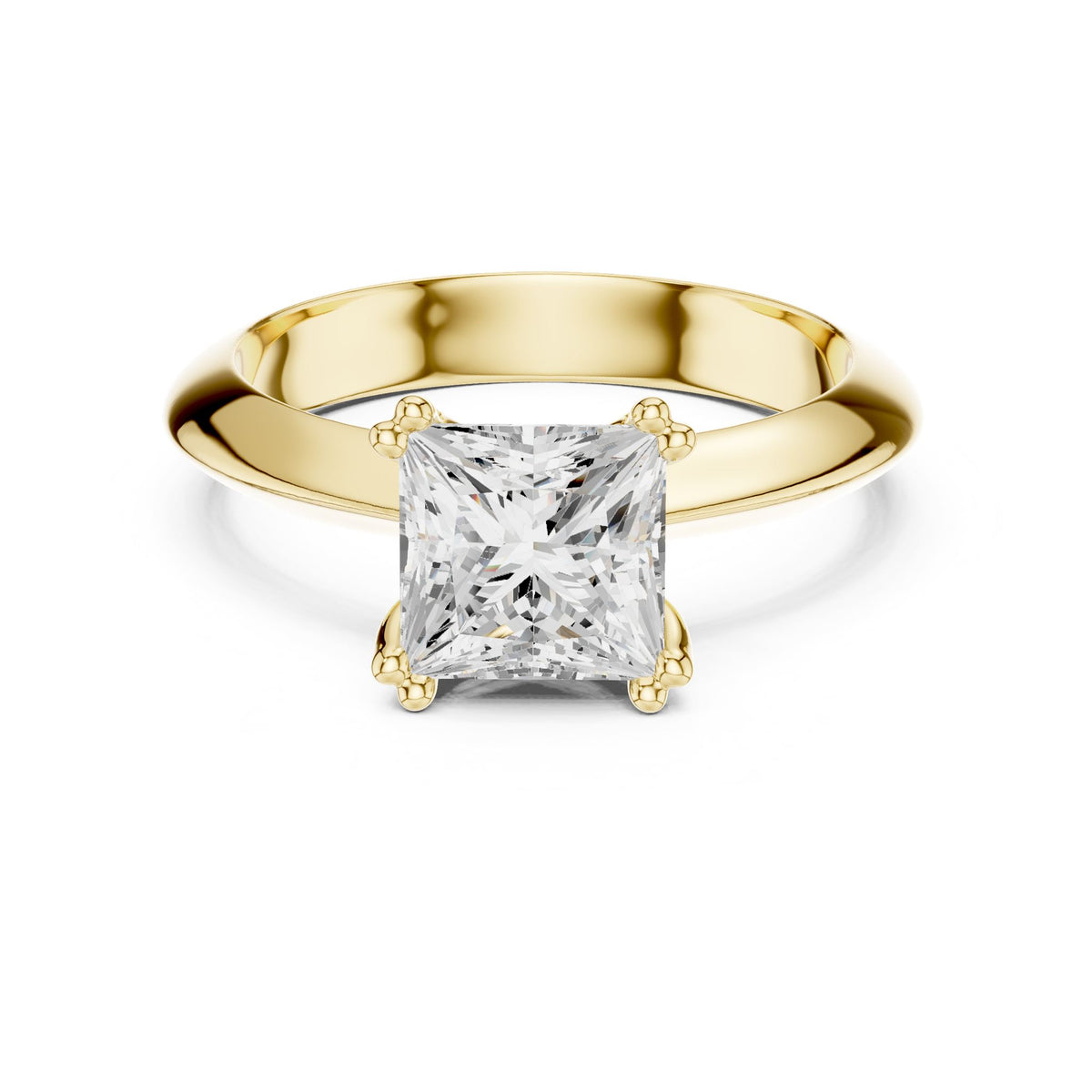 Princess Solitaire Lab Grown Diamond Engagement Ring