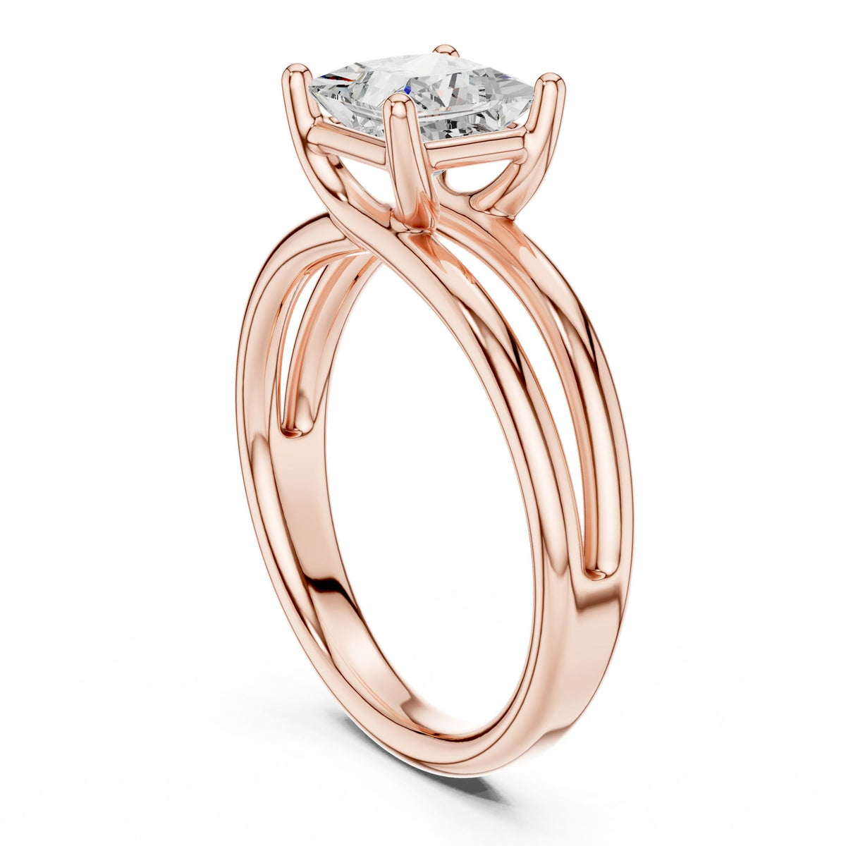 Princess Solitaire Lab Grown Diamond Engagement Ring